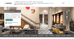 Desktop Screenshot of lemeridiencolumbus.com
